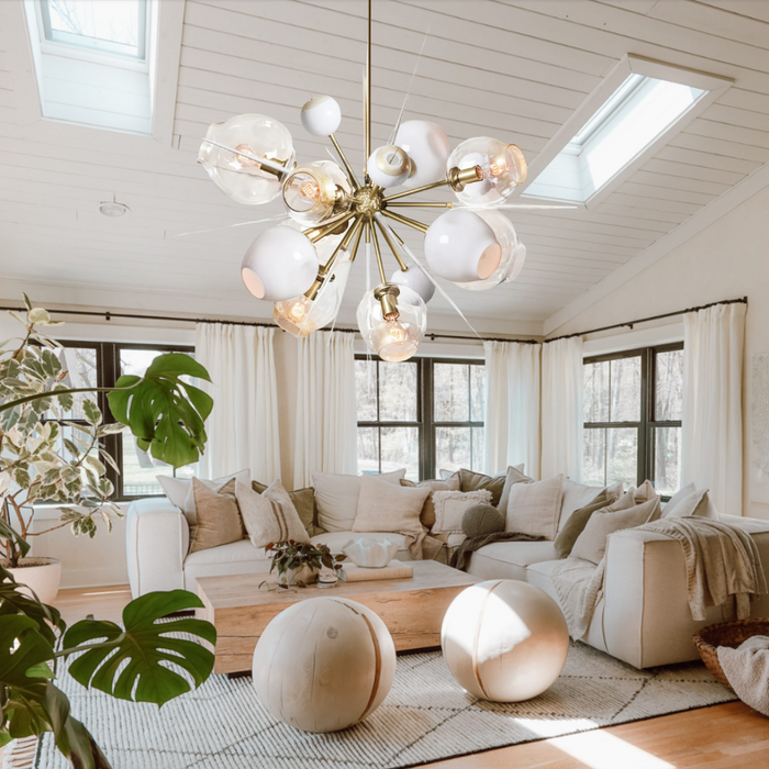 Modern Sputnik Glass Chandelier for Living Room/Bedroom — rylight