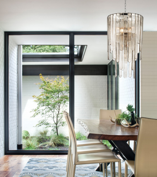 Modern Multi-tier Glass Chandelier for Dining Room/Living Room/Kitchen Island