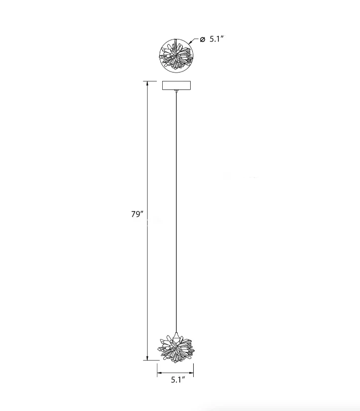 ثريا كريستالية عائمة فاخرة للسلالم/البهو 