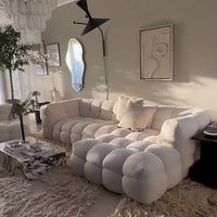 Nordic Marshmallow Bread Fabric Sofa