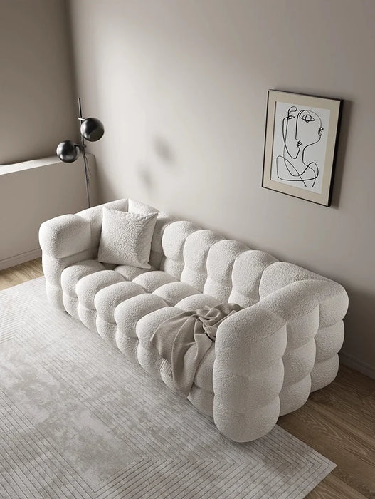 Nordic Marshmallow Bread Fabric Sofa