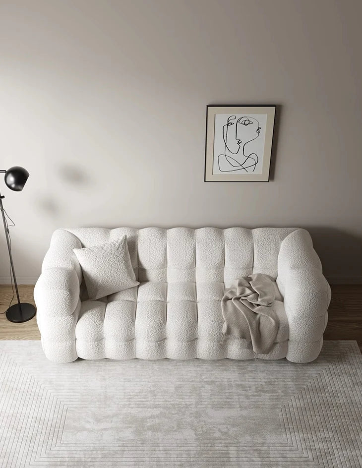 Nordic Marshmallow Bread Fabric Sofa
