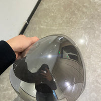 Rylight 6/8/10/12-lichts rookgrijs/amberkleurige glazen kroonluchter