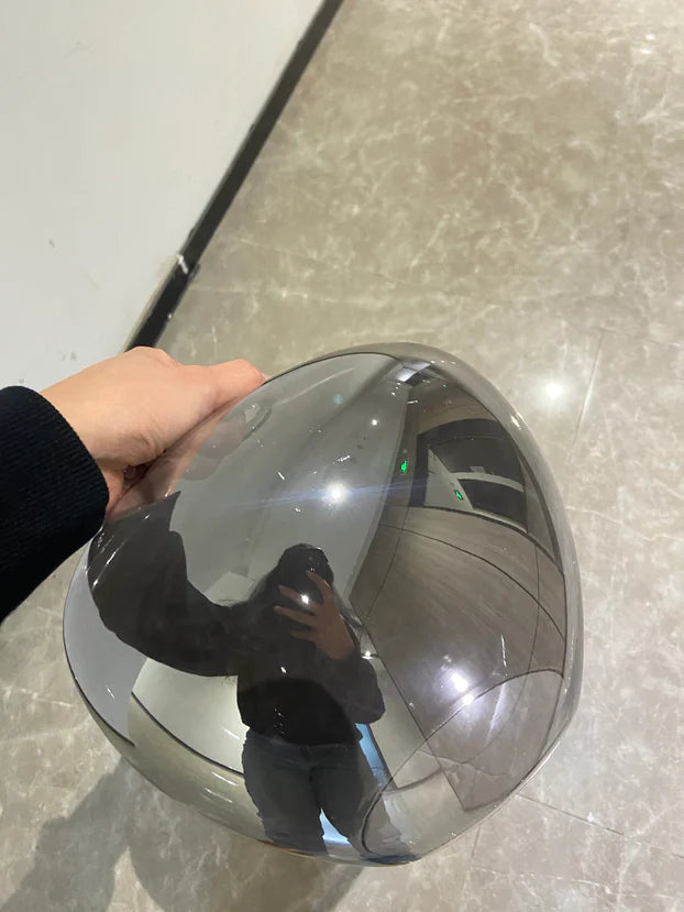 Rylight 6/8/10/12-lichts rookgrijs/amberkleurige glazen kroonluchter