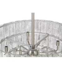 Rylight 9/12-lichte overgangskroonluchter van kwikglas