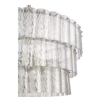 Rylight 9/12-lichte overgangskroonluchter van kwikglas