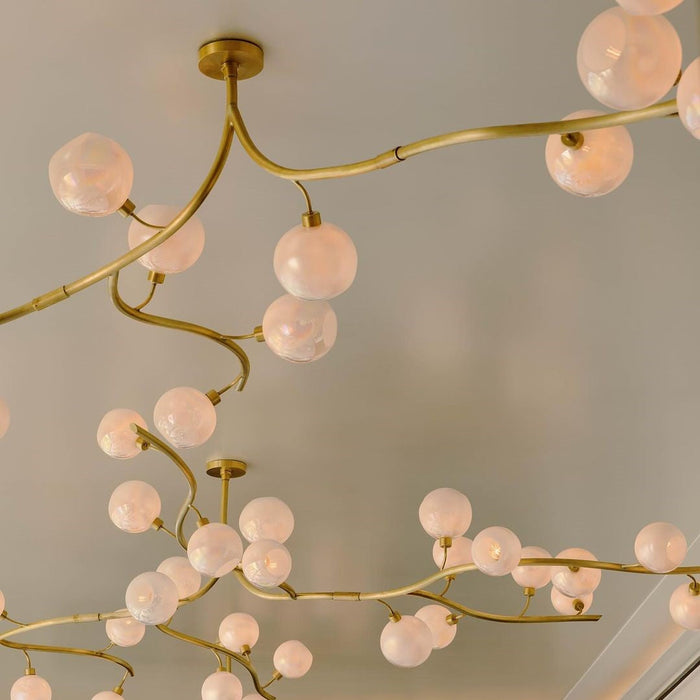 Rylight Modern Hand-blown Glass Globes Chandelier