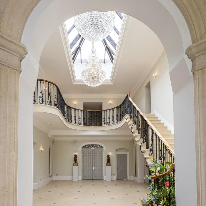 Rylight Empire extra grote kristallen kroonluchter met 4 niveaus