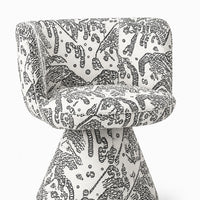 Tiger Mountain Sculptural Pedestal Chair