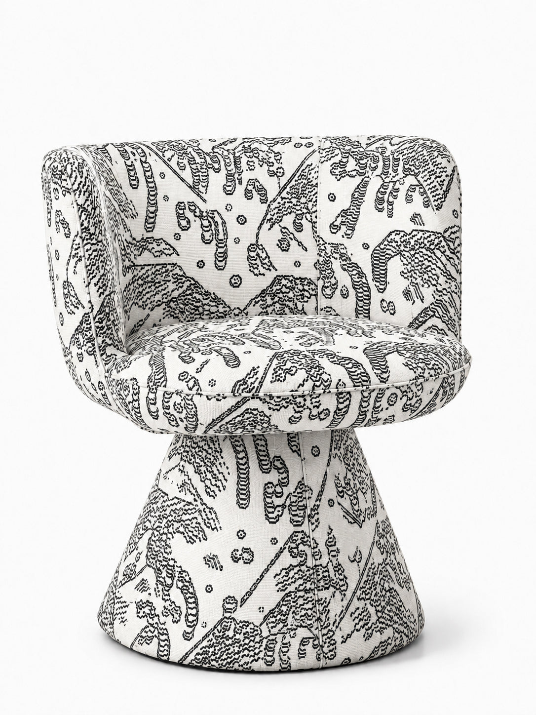 Tiger Mountain Sculptural Pedestal Chair