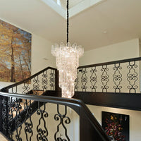 Rylight 13/24/30-lichts luxe stijl roterende kristallen kroonluchter