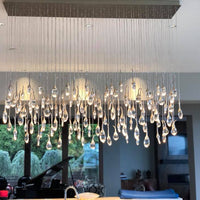 Moderne creatieve zaadkristallen kroonluchter voor de eetkamer 