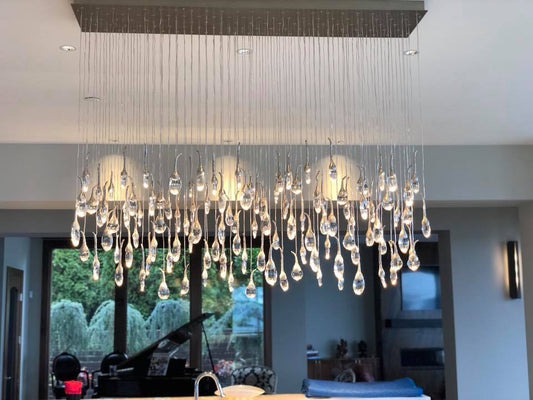 Moderne creatieve zaadkristallen kroonluchter voor de eetkamer 