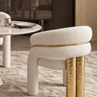 Vespera Sculptural Upholstered Dining Chair