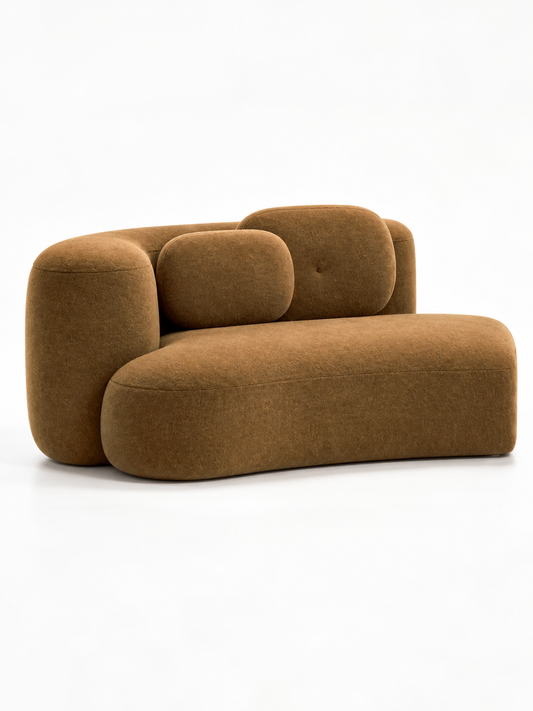 Château Sculptural Modular Mohair Sofa