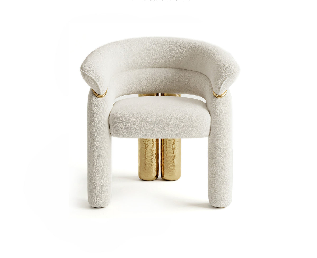 Vespera Sculptural Upholstered Dining Chair