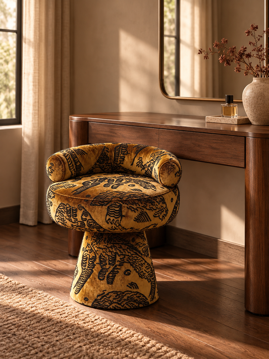 Tiger Mountain Sculptural Vanity Chair