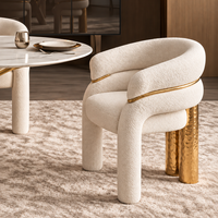 Vespera Sculptural Upholstered Dining Chair