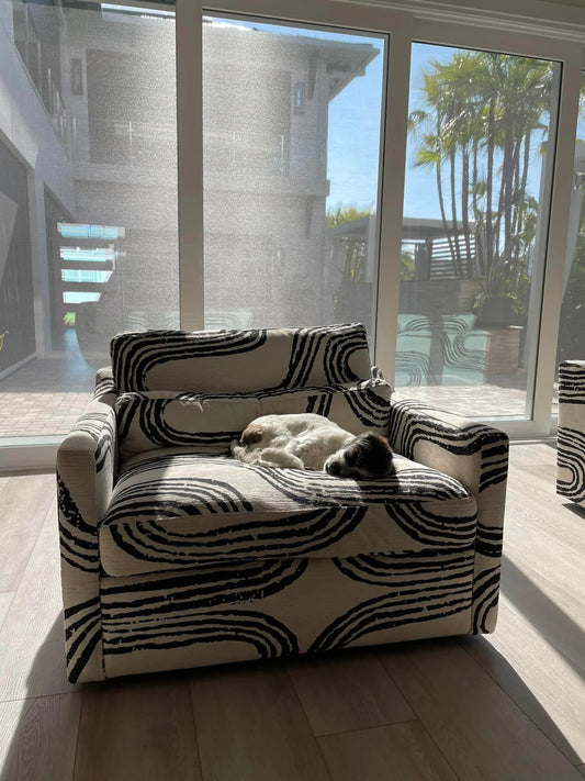 Modern Black&White Toast Sofa Chair