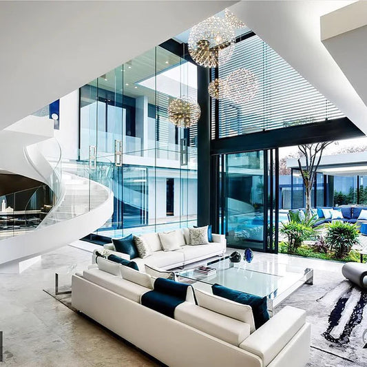 Rylight 11.8 بوصة/15.7 بوصة/19.7 بوصة/23.6 بوصة/31.5 بوصة/39.4 بوصة/47.2 بوصة ثريا متدلية دائرية مرصعة بالنجوم