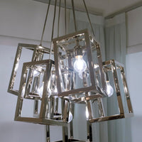 Modern Cube Cluster Chandelier for Living Room/Staircase/Foyer