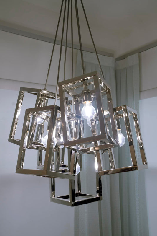 Moderne kubusclusterkroonluchter voor woonkamer/trap/hal 