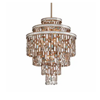 Rylight 6-Tier 7/13/19-Light Round Tiered Shells Chandelier