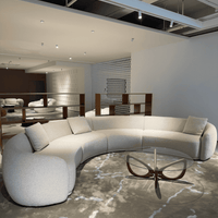 أريكة رايلايت مودرن لوكشري بيج بوكليه منحنية مقطعية