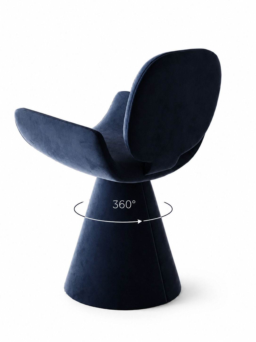 Modern Minimalist 360° Swivel Dining& Dressing Room Accent Chair