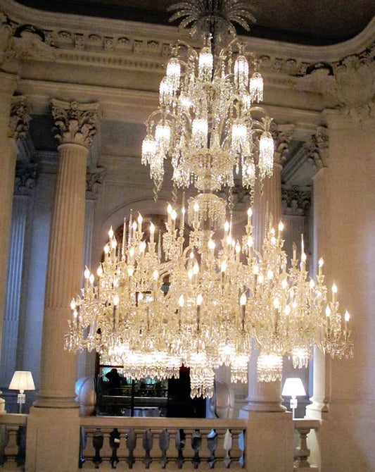 Rylight luxe klassieke 3-laags kaarsen kristallen kroonluchter