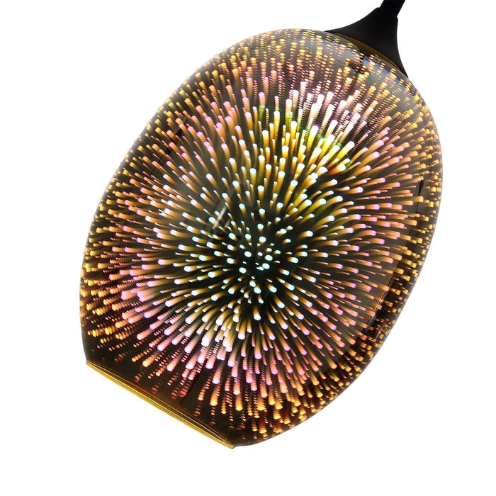 Rylight 3D Colorful Glass Fireworks Art Pendant Light