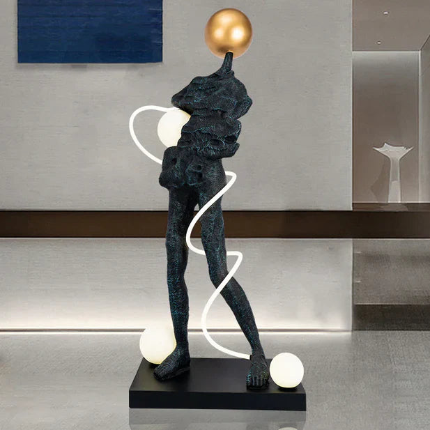 Rylight Art Statue LED Floor Lamp