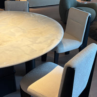 Noirline Sculptural Upholstered Dining Chair
