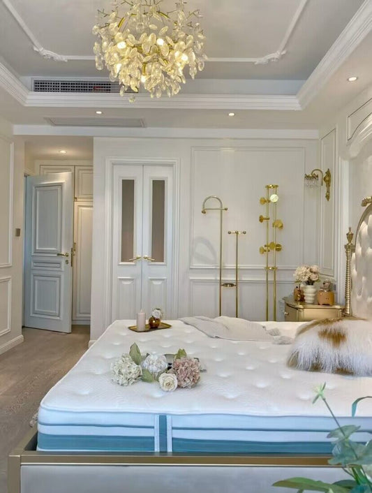 Rylight nieuwe bloem romantische lichte luxe kristallen kroonluchter