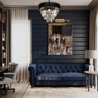 Rylight 3/4/5-laags ovale/ronde kristallen gelaagde kroonluchter