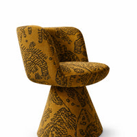 Tiger Mountain Sculptural Pedestal Chair
