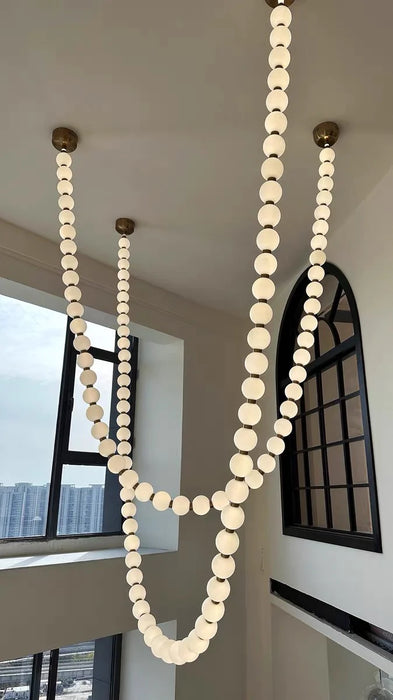 Rylight Pearl Necklace Chandelier