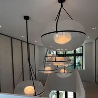 Modern Designer Recommended Elliptical Shell Pendant