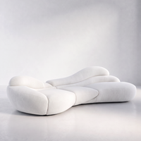 Avelune Sculptural Chenille Sofa
