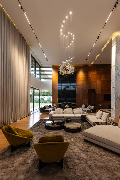 Rylight Modern Artistic Unique Golden Dragon Egg Pendant Ceiling Light Fixture