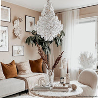 Rylight Honeycomb Glass Tiered Chandelier