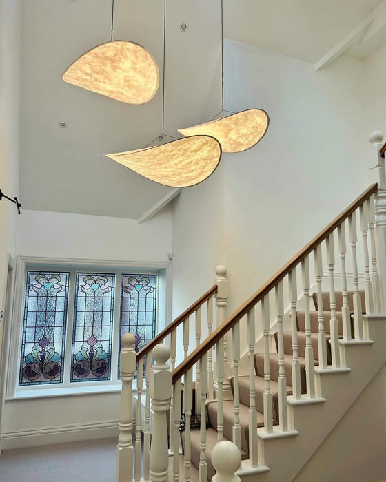 Rylight Minimalism White Lampshade Pendant Light