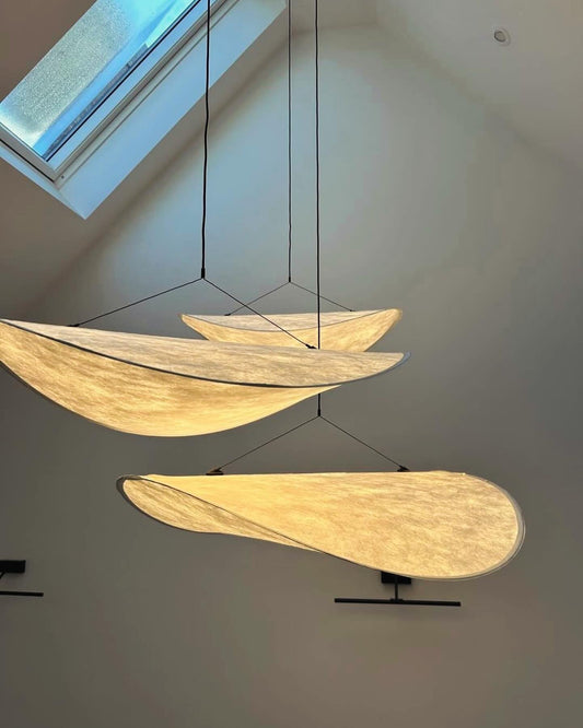 Rylight Minimalism White Lampshade Pendant Light