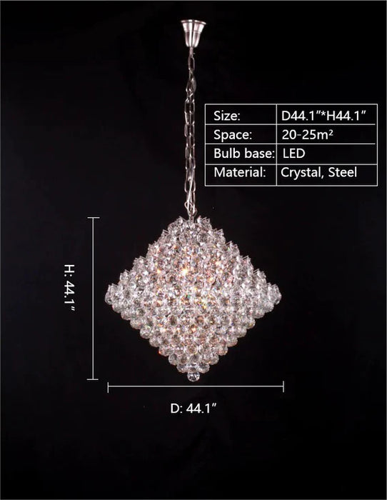 Rylight esthetische conische kristallen kroonluchter