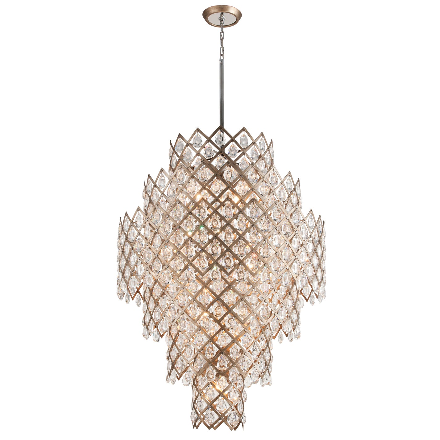 Rylight 6-Tier Art Design Pinecone Crystal Chandelier – RYLIGHT