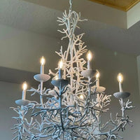 Rylight Pure White Coral Chandelier