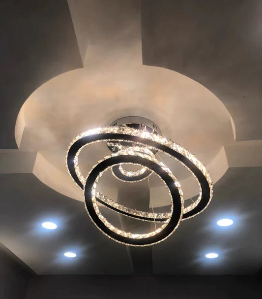 Rylight 2/3/4/5/6/7 ringen kristallen kroonluchter 