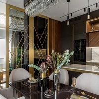 Rylight 3/4/5-laags ovale/ronde kristallen gelaagde kroonluchter