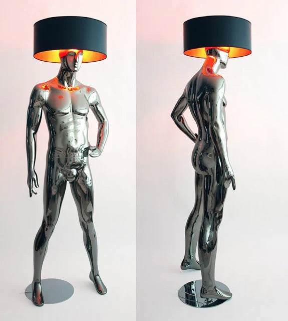 Rylight Male and Female Mannequin Floor Lamp