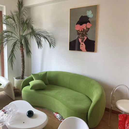 Franse halfronde cashewnotenbank voor de woonkamer